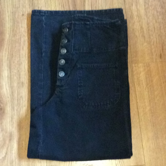 Free People Denim - Free People Wide Leg Denim Culottes